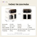 Nồi chiên không dầu Bear AF-4H15J - Giảm 80% chất béo dư thừa - Ảnh 2