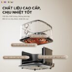 Nồi chiên không dầu Bear 5L AF-5H15I52 - Cửa kính rộng dễ quan sát - Ảnh 10
