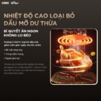 Nồi chiên không dầu Bear 5L AF-5H15I52 - Cửa kính rộng dễ quan sát - Ảnh 9