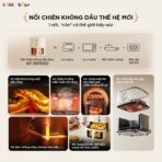 Nồi chiên không dầu Bear 5L AF-5H15I52 - Cửa kính rộng dễ quan sát - Ảnh 17
