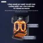 Nồi chiên không dầu Bear 6L AF-5H19I45 - Công nghệ bù ẩm - Ảnh 6
