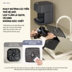 Nồi chiên không dầu Bear 6L AF-5H19I45 - Công nghệ bù ẩm - Ảnh 4