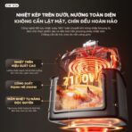 Nồi chiên không dầu Bear 6L AF-5H20J75 - Dung tích tiệc nướng BBQ - Ảnh 8