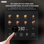 Nồi chiên không dầu Bear 6L AF-5H20J75 - Dung tích tiệc nướng BBQ - Ảnh 5