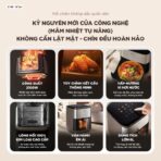 Nồi chiên không dầu Bear 6L AF-5H20J75 - Dung tích tiệc nướng BBQ - Ảnh 16