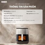 Nồi chiên không dầu Bear 6L AF-5H20J75 - Dung tích tiệc nướng BBQ - Ảnh 11