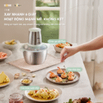 Máy xay thịt Bear 1.8L CH-4H03F - Bền bỉ, xay nhuyễn thịt rau củ - Ảnh 9