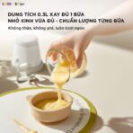 Máy xay ăn dặm Bear 0.3L CH-5H02D24 - Xay siêu mịn chỉ 8 giây - Ảnh 8