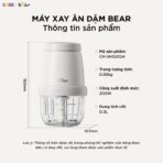 Máy xay ăn dặm Bear
