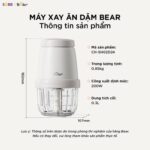 Máy xay ăn dặm Bear
