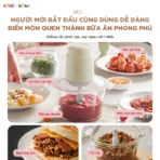 Máy xay thịt Bear 1.8L CH-5H03E33 - Cối lớn, xay thịt sạch tại nhà - Ảnh 4