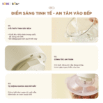 Máy xay thịt Bear 1.8L CH-5H03E33 - Cối lớn, xay thịt sạch tại nhà - Ảnh 7