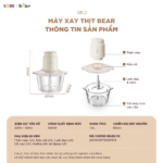 Máy xay thịt Bear