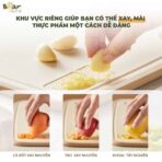 Thớt Bear CX-E0023 - Chuẩn bị thực phẩm nhanh gọn gàng - Ảnh 3