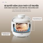 Nồi nấu chậm Bear 0.8L DDZ-A08T8 - Hầm cách thủy giữ 100% vitamin - Ảnh 12