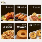 Lò Nướng và Hấp 18L Bear DKX-C20R5 - Tích hợp nướng hấp đa năng - Ảnh 6