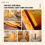 Máy sưởi Bear DNQ-P20Y5 - Làm nóng nhanh, thiết kế gọn gàng - Ảnh 6