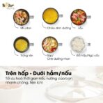 Nồi lẩu mini Bear 1.2L DRG-C12K1 - cho người độc thân - Ảnh 4