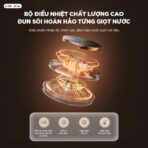 Ấm đun nước Bear 1.5L EB-5H15D - Lòng Inox 304 nguyên khối bền - Ảnh 5