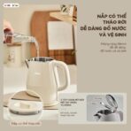 Ấm đun nước Bear 1.5L EB-5H15D - Lòng Inox 304 nguyên khối bền - Ảnh 3