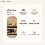 Bếp nướng điện Bear GR-4H15C - Tiệc BBQ gia đình không khói bụi - Ảnh 6