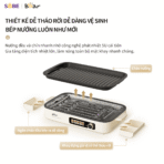 Bếp nướng điện Bear GR-4H15C - Tiệc BBQ gia đình không khói bụi - Ảnh 14