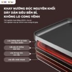 Nồi lẩu nướng Bear GR-5H22R83 - 2 ngăn nấu lẩu nướng độc lập - Ảnh 8