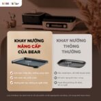 Nồi lẩu nướng Bear GR-5H22R83 - 2 ngăn nấu lẩu nướng độc lập - Ảnh 7
