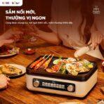 Nồi lẩu nướng Bear GR-5H22R83 - 2 ngăn nấu lẩu nướng độc lập - Ảnh 19