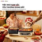 Nồi lẩu nướng Bear GR-5H22R83 - 2 ngăn nấu lẩu nướng độc lập - Ảnh 18