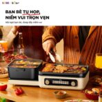 Nồi lẩu nướng Bear GR-5H22R83 - 2 ngăn nấu lẩu nướng độc lập - Ảnh 17
