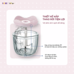 Máy xay ăn dặm Bear GR-B03V8 - 8 lưỡi dao xay nhuyễn mọi món - Ảnh 9