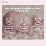 Máy xay ăn dặm Bear GR-B03V8 - 8 lưỡi dao xay nhuyễn mọi món - Ảnh 5