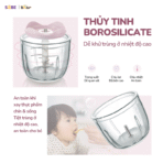 Máy xay ăn dặm Bear GR-B03V8 - 8 lưỡi dao xay nhuyễn mọi món - Ảnh 3