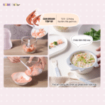 Máy xay ăn dặm Bear GR-B03V8 - 8 lưỡi dao xay nhuyễn mọi món - Ảnh 14