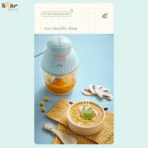 Máy xay ăn dặm Bear 0.6L GR-B06V1 - Hệ thống dao 2 tầng mịn màng - Ảnh 11