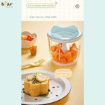 Máy xay ăn dặm Bear 0.6L GR-B06V1 - Hệ thống dao 2 tầng mịn màng - Ảnh 10