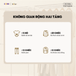 Tủ sấy quần áo Bear HGJ-D12D5 - Khử mùi ẩm mốc, giữ vải mềm - Ảnh 10