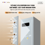 Tủ sấy quần áo Bear HGJ-D12D5 - Khử mùi ẩm mốc, giữ vải mềm - Ảnh 6