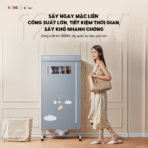 Tủ sấy quần áo Bear HGJ-D12D5 - Khử mùi ẩm mốc, giữ vải mềm - Ảnh 16