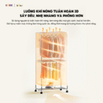 Tủ sấy quần áo Bear HGJ-D12D5 - Khử mùi ẩm mốc, giữ vải mềm - Ảnh 15