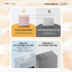 Tủ sấy quần áo Bear HGJ-D12D5 - Khử mùi ẩm mốc, giữ vải mềm - Ảnh 14