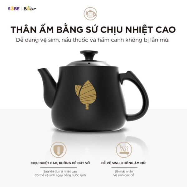 Ấm sắc thuốc Bear