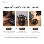 Ấm sắc thuốc Bear HTM-4H40X - Tự động sắc giữ trọn tinh túy - Ảnh 9