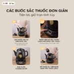 Ấm sắc thuốc Bear HTM-4H40X - Tự động sắc giữ trọn tinh túy - Ảnh 16