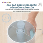 Máy tạo ẩm Bear JSQ-C45U1 - Thiết kế hiện đại, vận hành êm - Ảnh 7