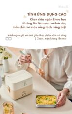 Hộp cơm điện Bear 1.2L LB-4H12C - Thiết kế mini như túi xách - Ảnh 19