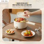 Nồi điện đa năng Bear MC-4H16G - Chiên nấu đa năng cho sinh viên - Ảnh 11