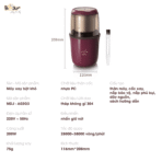 Máy xay bột khô mini Bear MDJ – A02G3 - Thiết kế gọn, xay nhanh - Ảnh 6