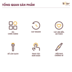 Máy xay bột khô mini Bear MDJ – A02G3 - Thiết kế gọn, xay nhanh - Ảnh 5